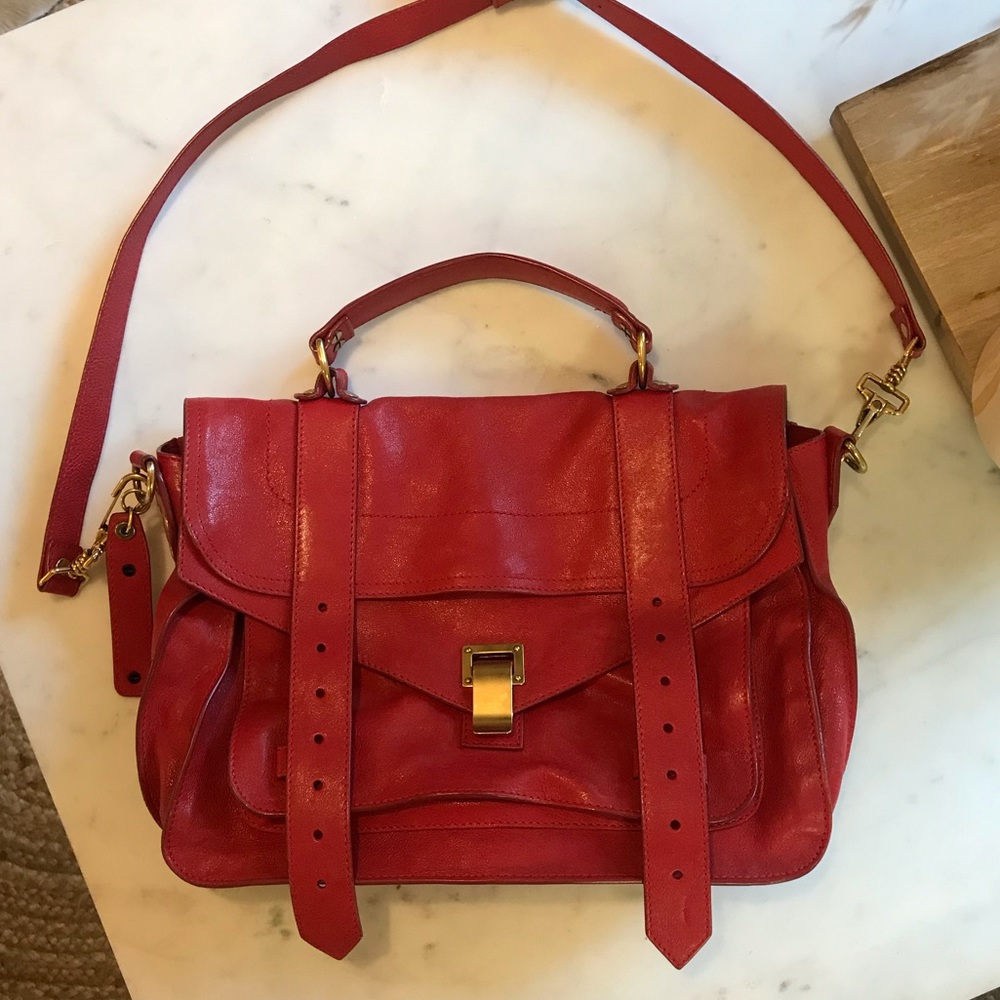 Proenza Schouler PS1 Medium Bag in Red